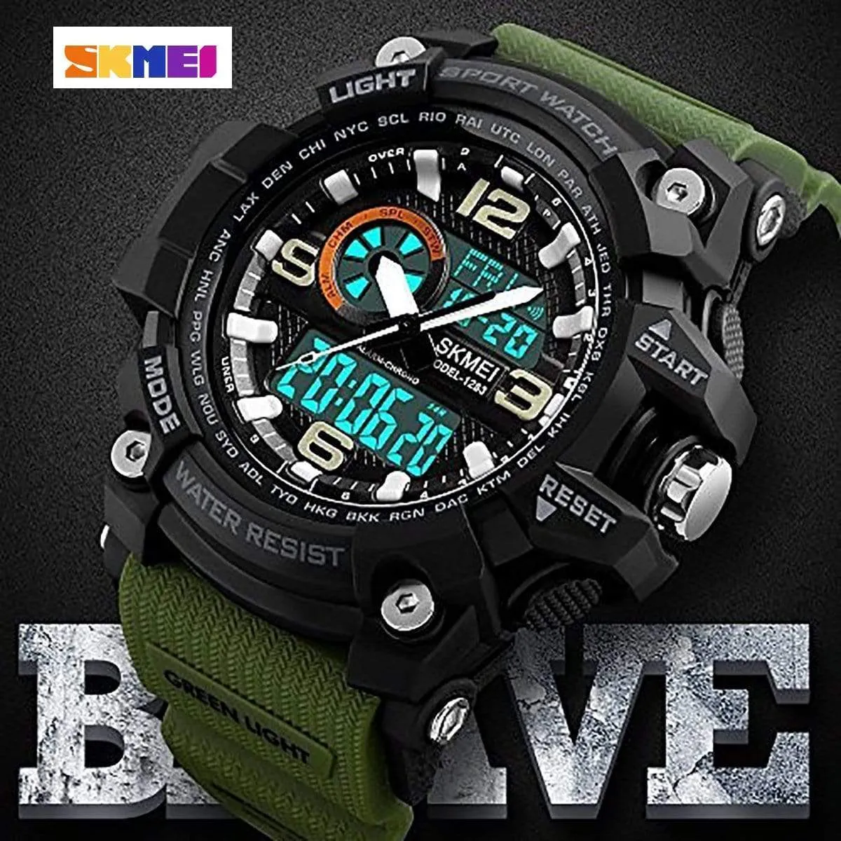 1283 Analog Digital Sports watch for Men