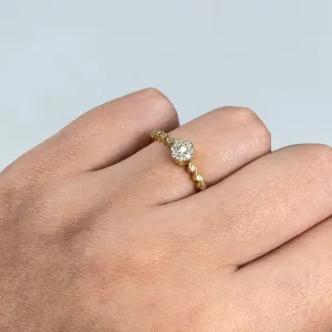 14K Diamond Eternal Engagement Ring