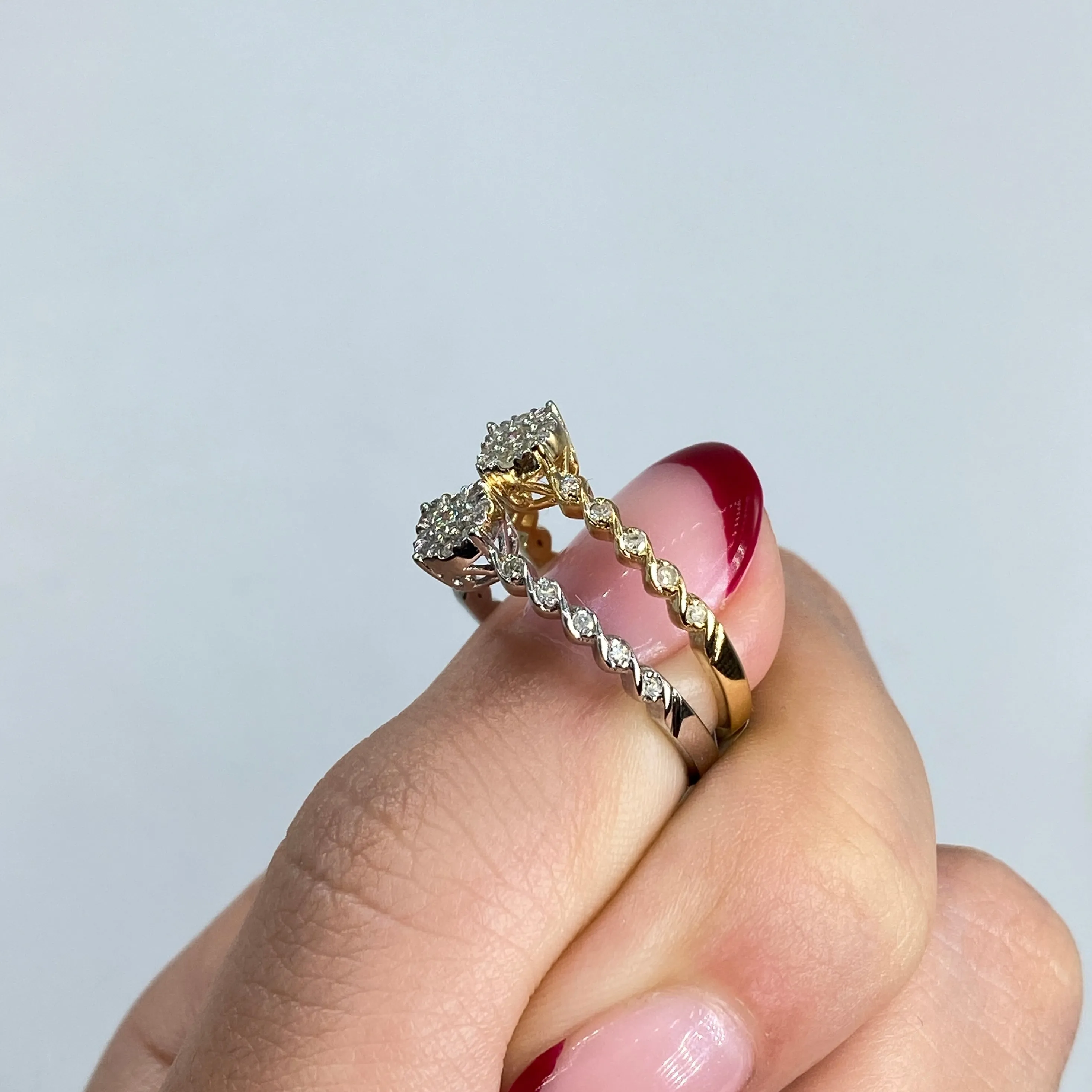 14K Diamond Eternal Engagement Ring