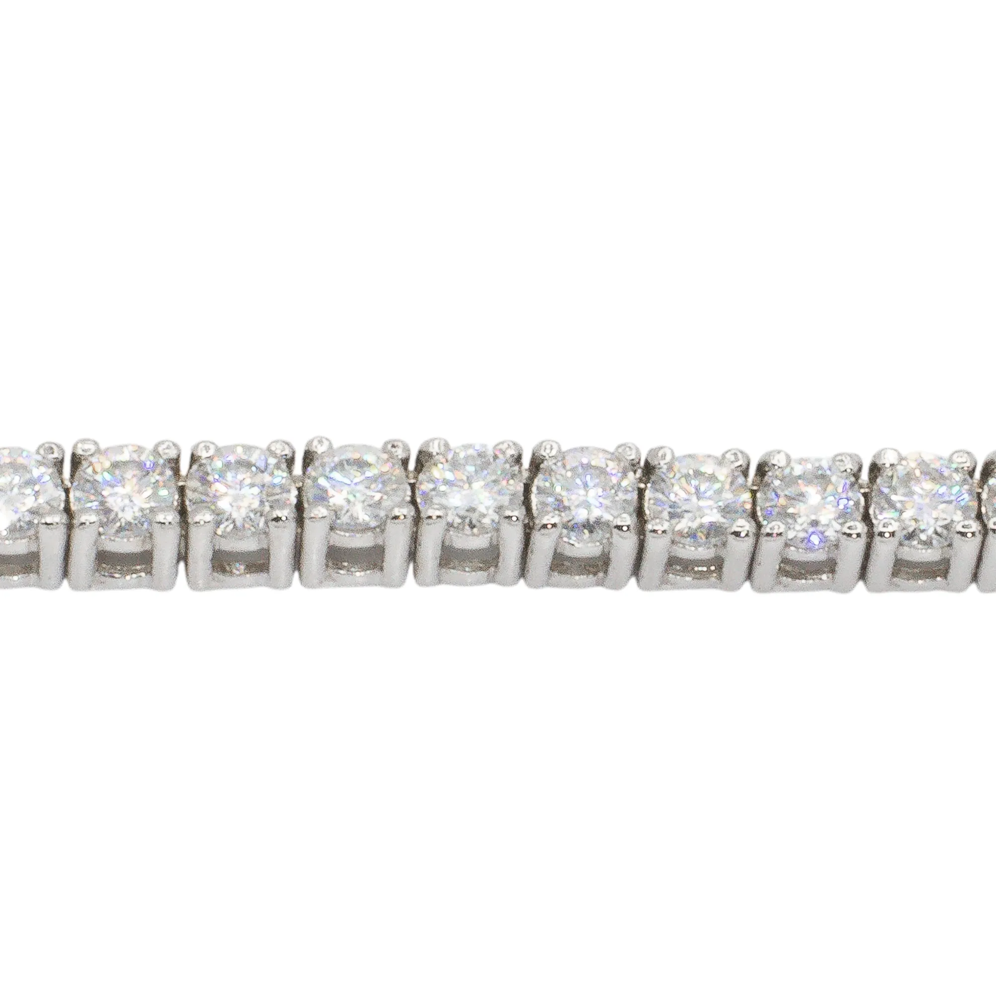 14k Gold Diamond Tennis Chain 4 MM 23.36 CTW