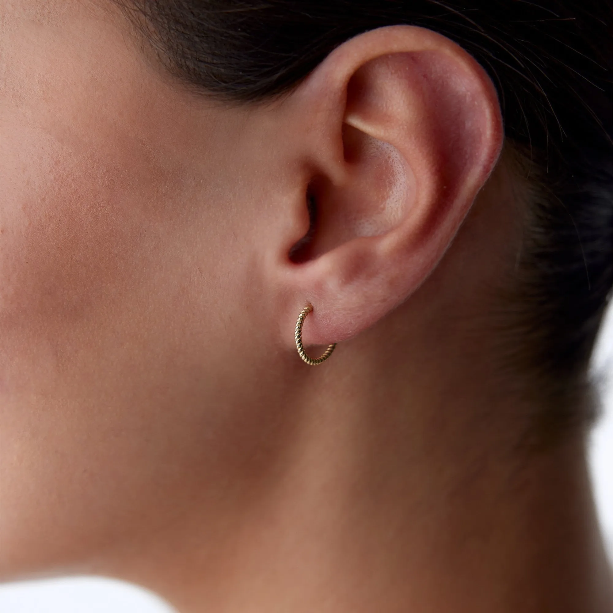 14k Gold Hoop Earrings Stud Earrings