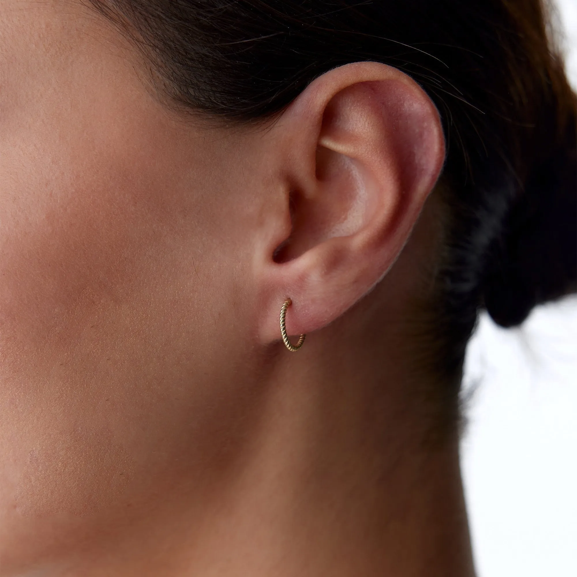 14k Gold Hoop Earrings Stud Earrings