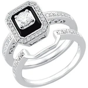 14k White Gold 1/10 CTW Diamond Band, Size 7