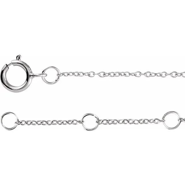 14K Yellow Gold .07 CTW Natural Diamond Initial Q 6-7" Bracelet
