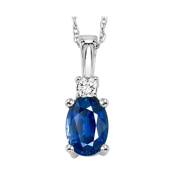 14KT White Gold & Diamond Classic Book Color Ensembles Neckwear Pendant  - 1/10 ctw