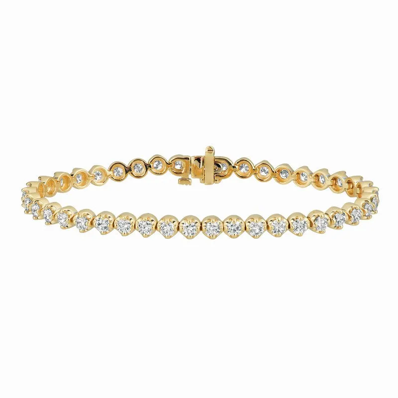 15PT DIAMOND BRACELET 14K GOLD (6.07 CTW)