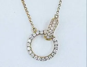 18k Diamond Pendant