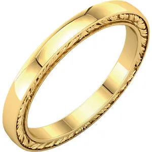 18K Yellow Band Size 7