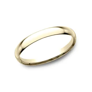 18K Yellow Gold Regular Dome Comfort Fit 2.0 Wedding Band Ring