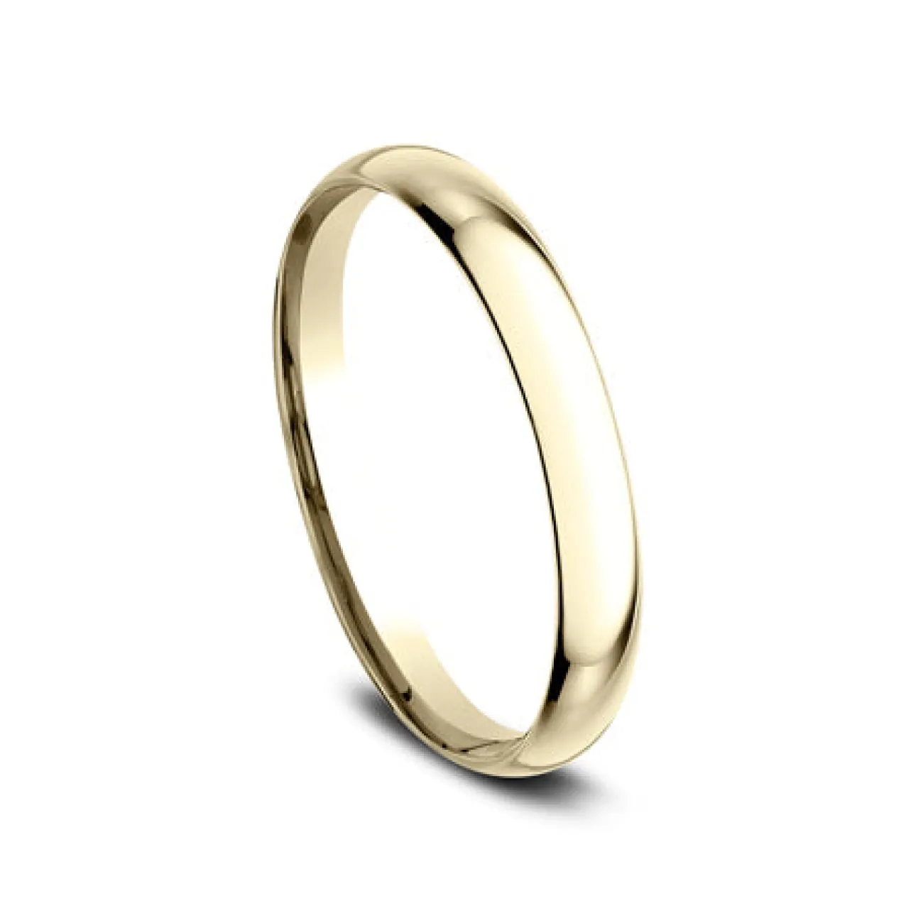18K Yellow Gold Regular Dome Comfort Fit 2.0 Wedding Band Ring
