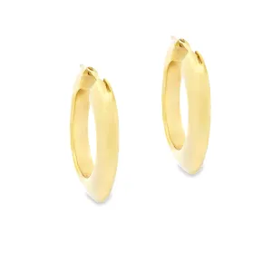 18k Yellow Gold Tiffany & Co. Hoop Earrings