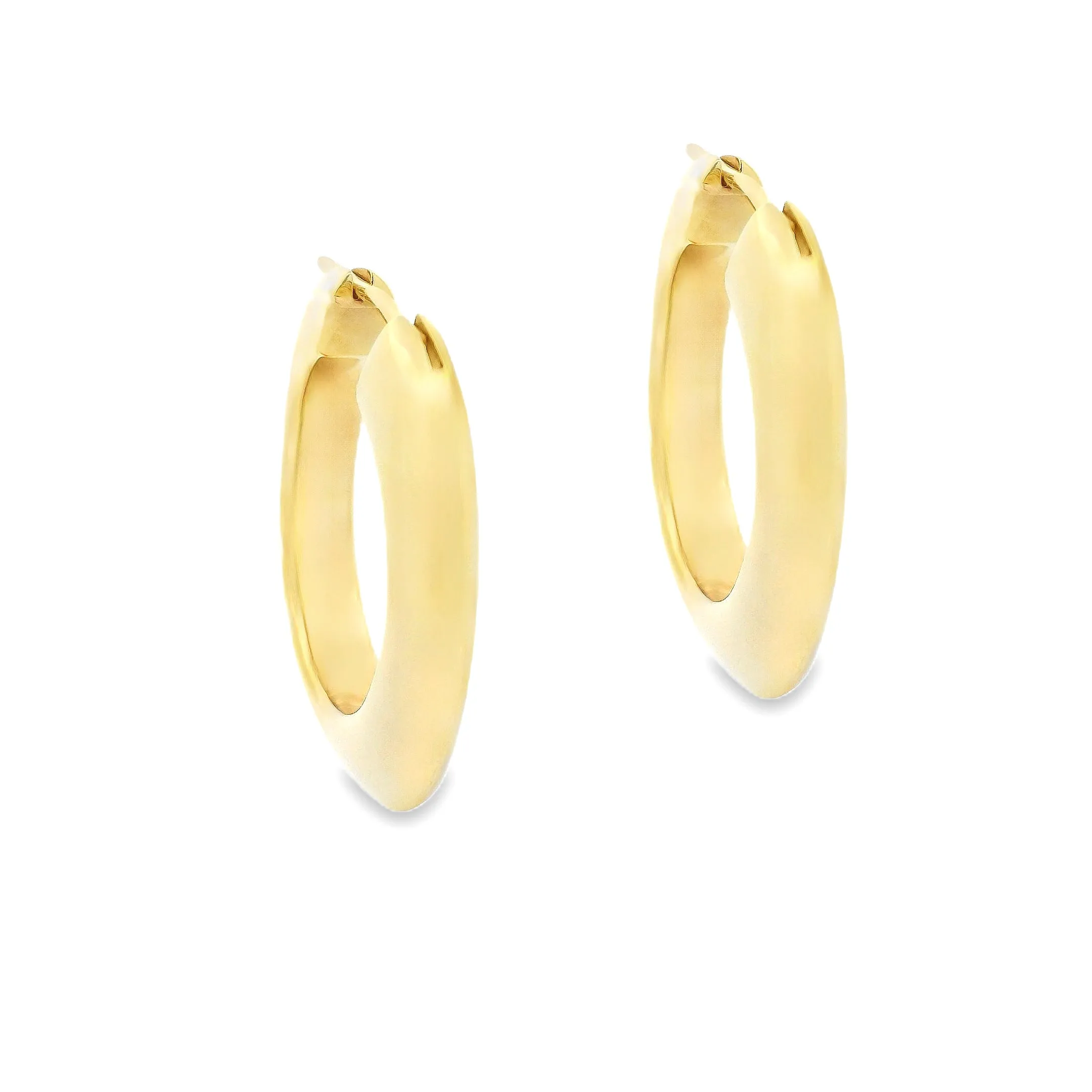 18k Yellow Gold Tiffany & Co. Hoop Earrings