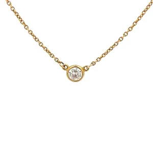18k Yellow Gold Tiffany Elsa Paretti Necklace
