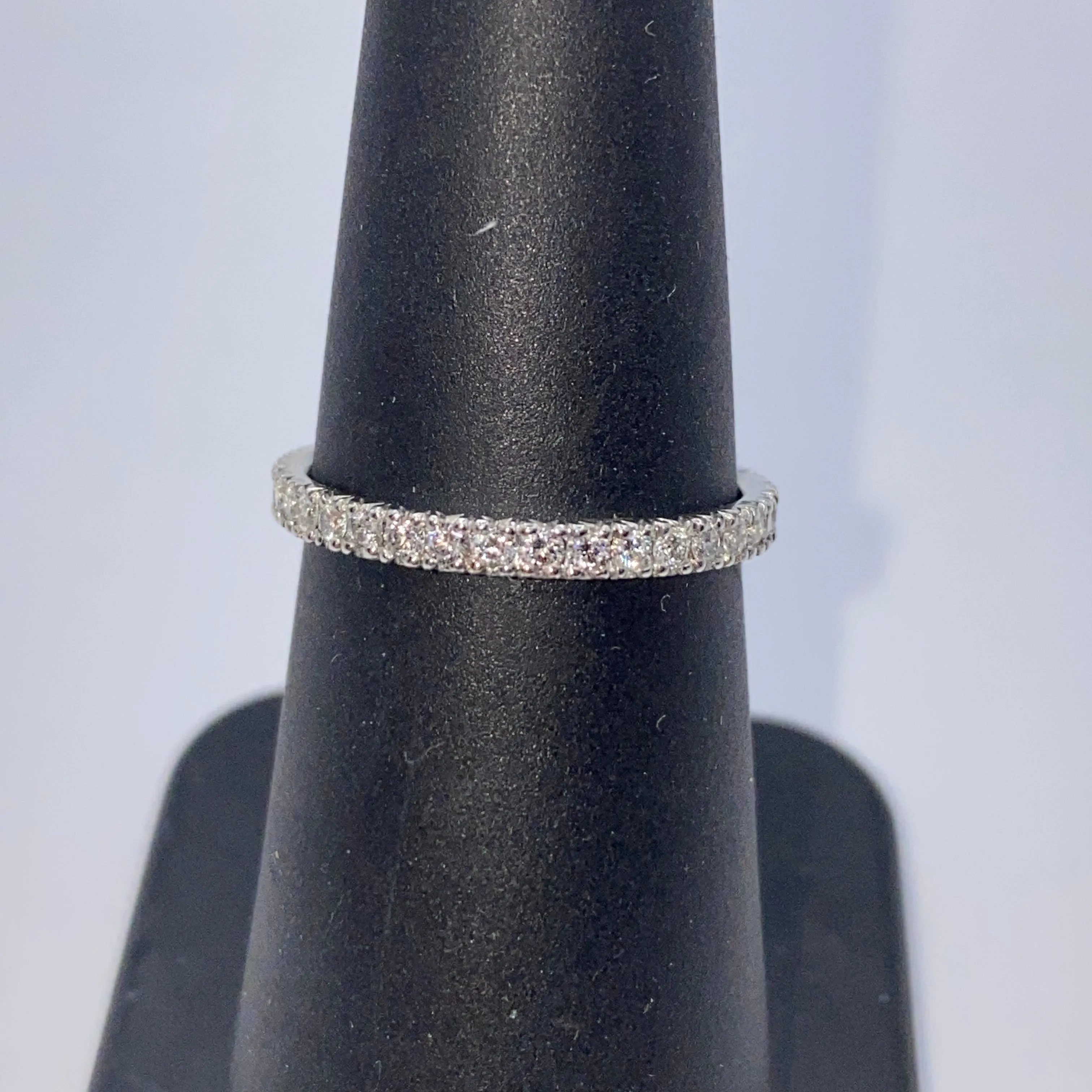 2.2MM Platinum Diamond Band Ring