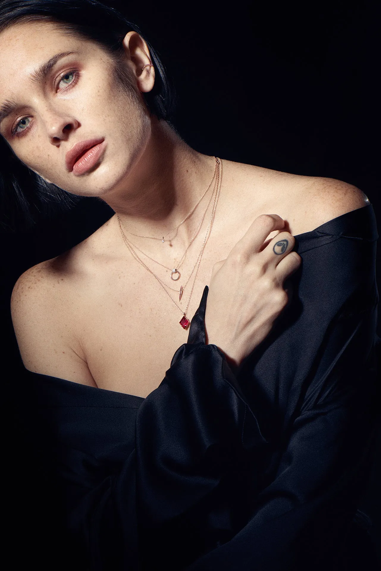 2mm Diamond Pendant Necklace