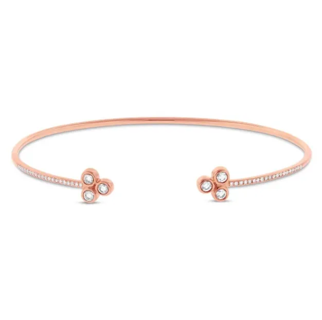 3 Leaf Clover Bangle
