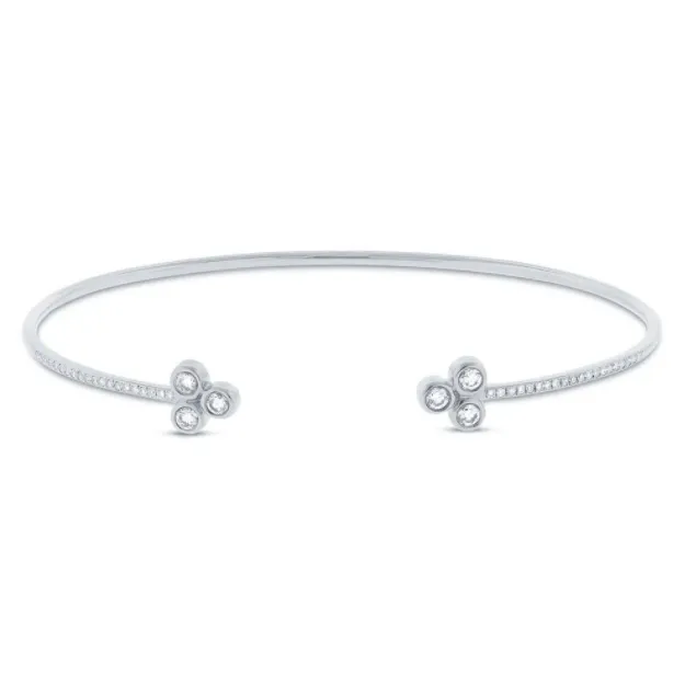 3 Leaf Clover Bangle