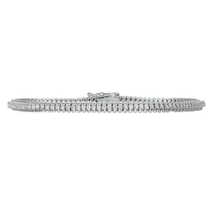 7.5” 1.61 CT NATURAL DIAMOND SOFT TENNIS BRACELET G-H SI IN 14K GOLD