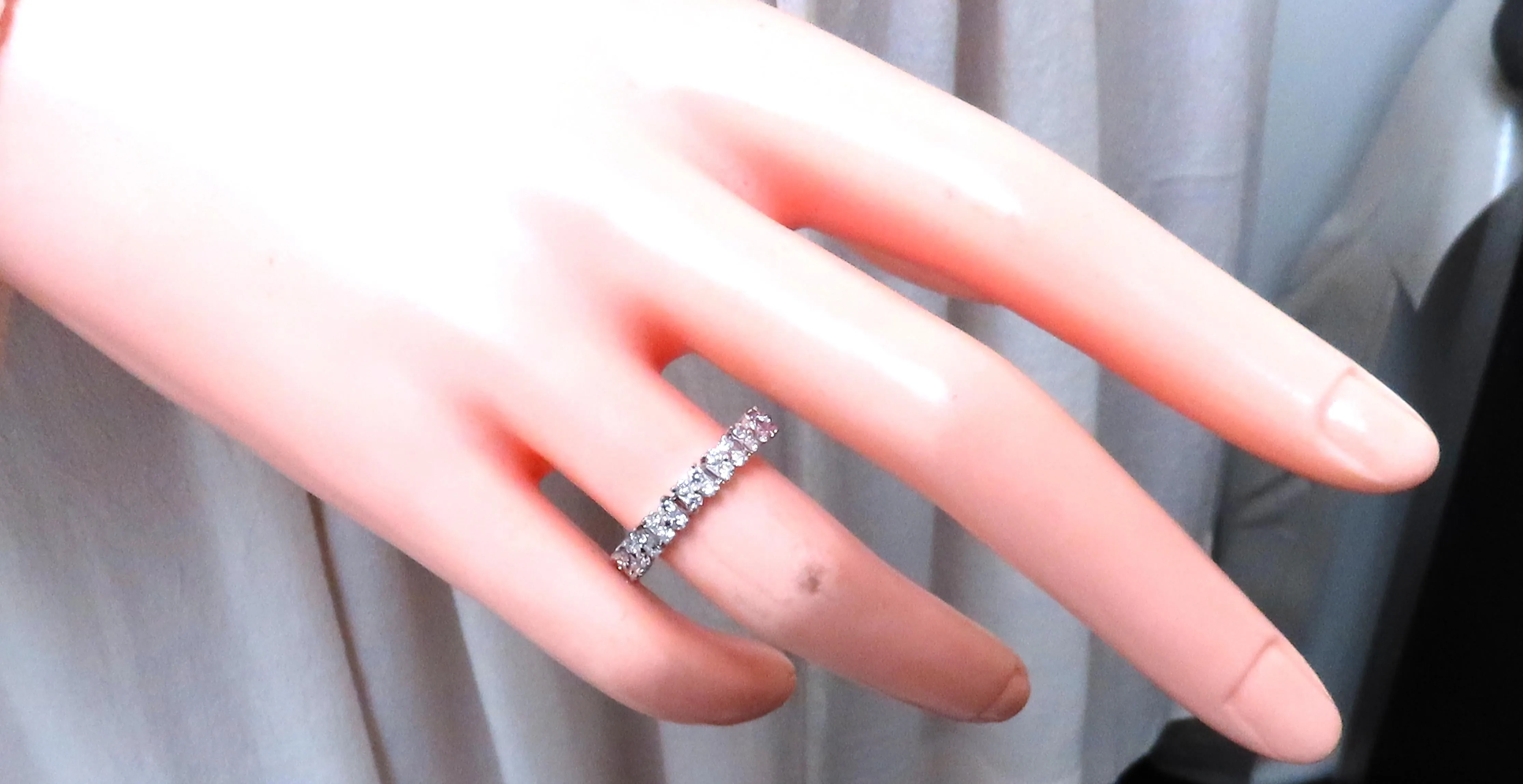 .75ct Natural Baguette & Round Diamonds Bank 18kt Flat REf:12290