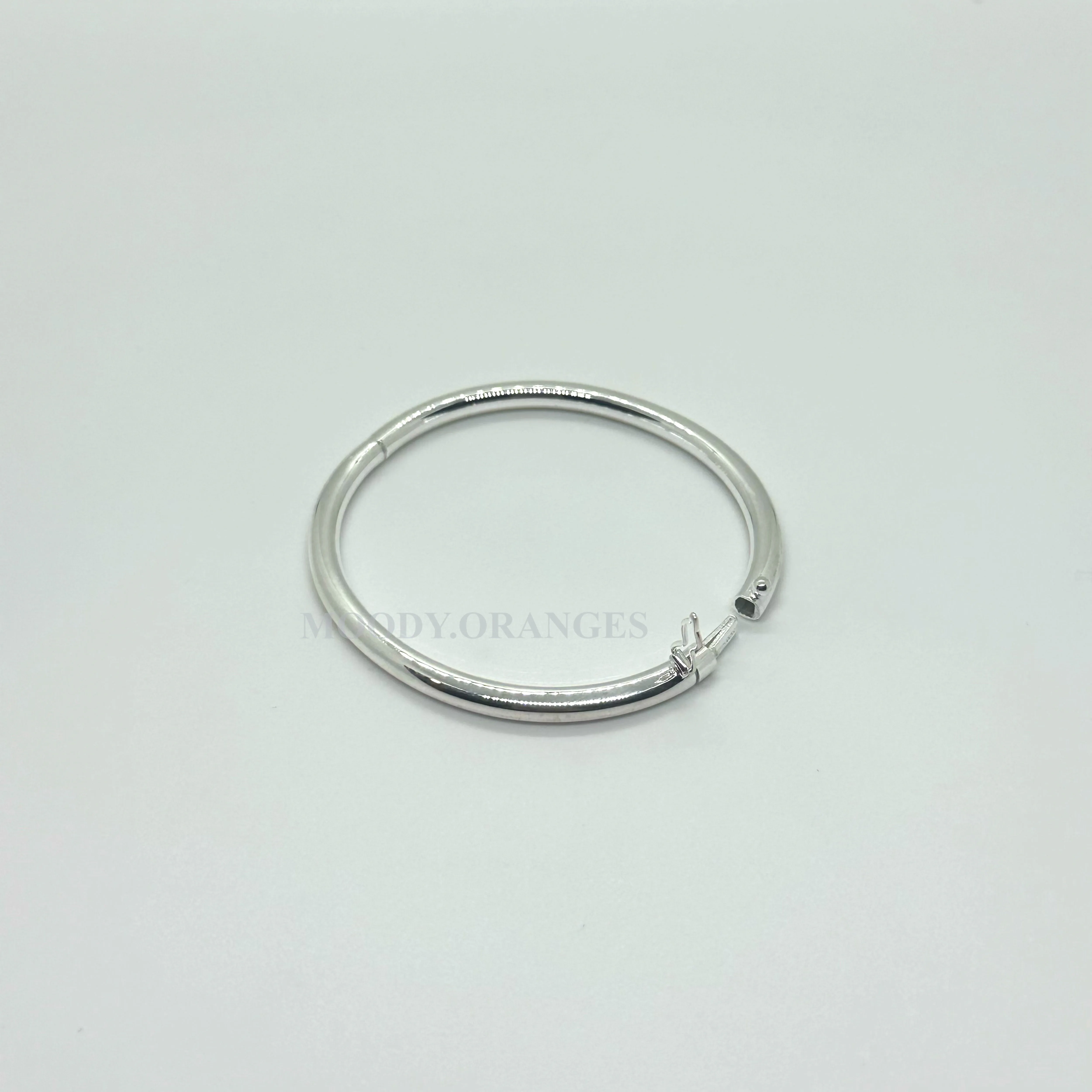 925 Silver - Silver Oval Bracelet (04)