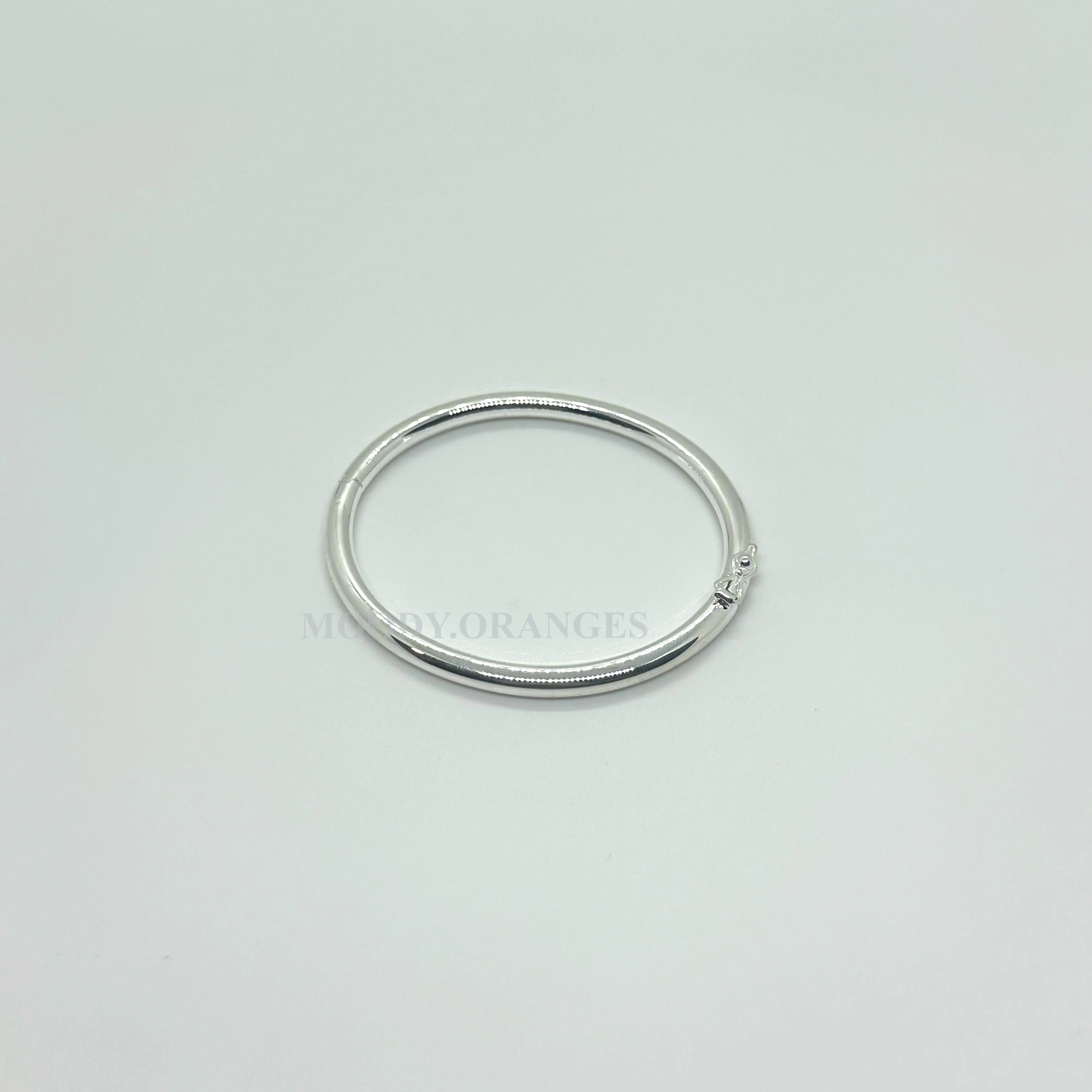 925 Silver - Silver Oval Bracelet (04)