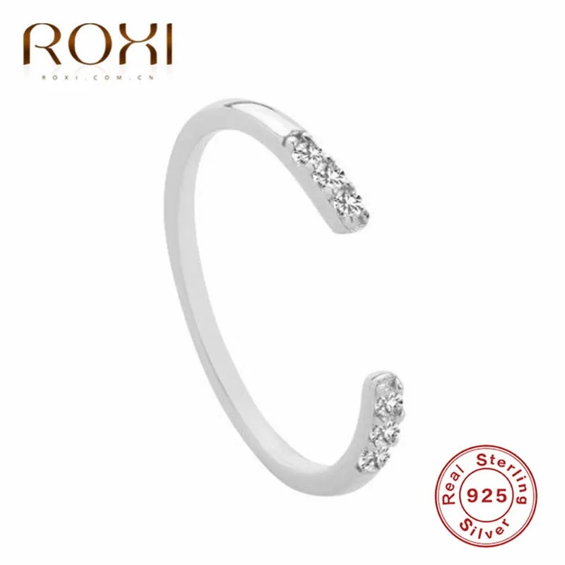 925 Sterling Silver Rings for Women Adjustable Size
