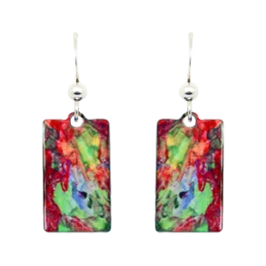 Alaso Rectangle Earrings #1744 by d'ears