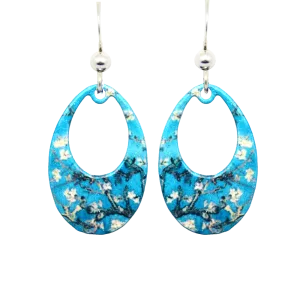 Almond Blossoms Earrings #2271 by d'ears