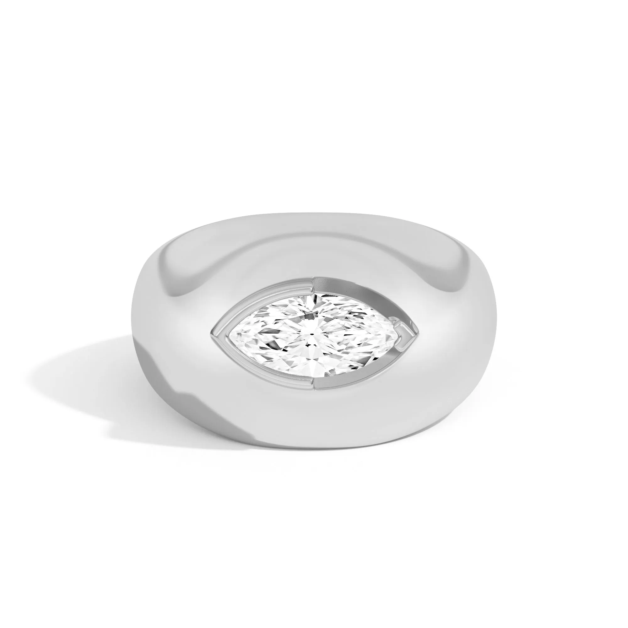 Ando Marquise Negative Space Bombe Ring