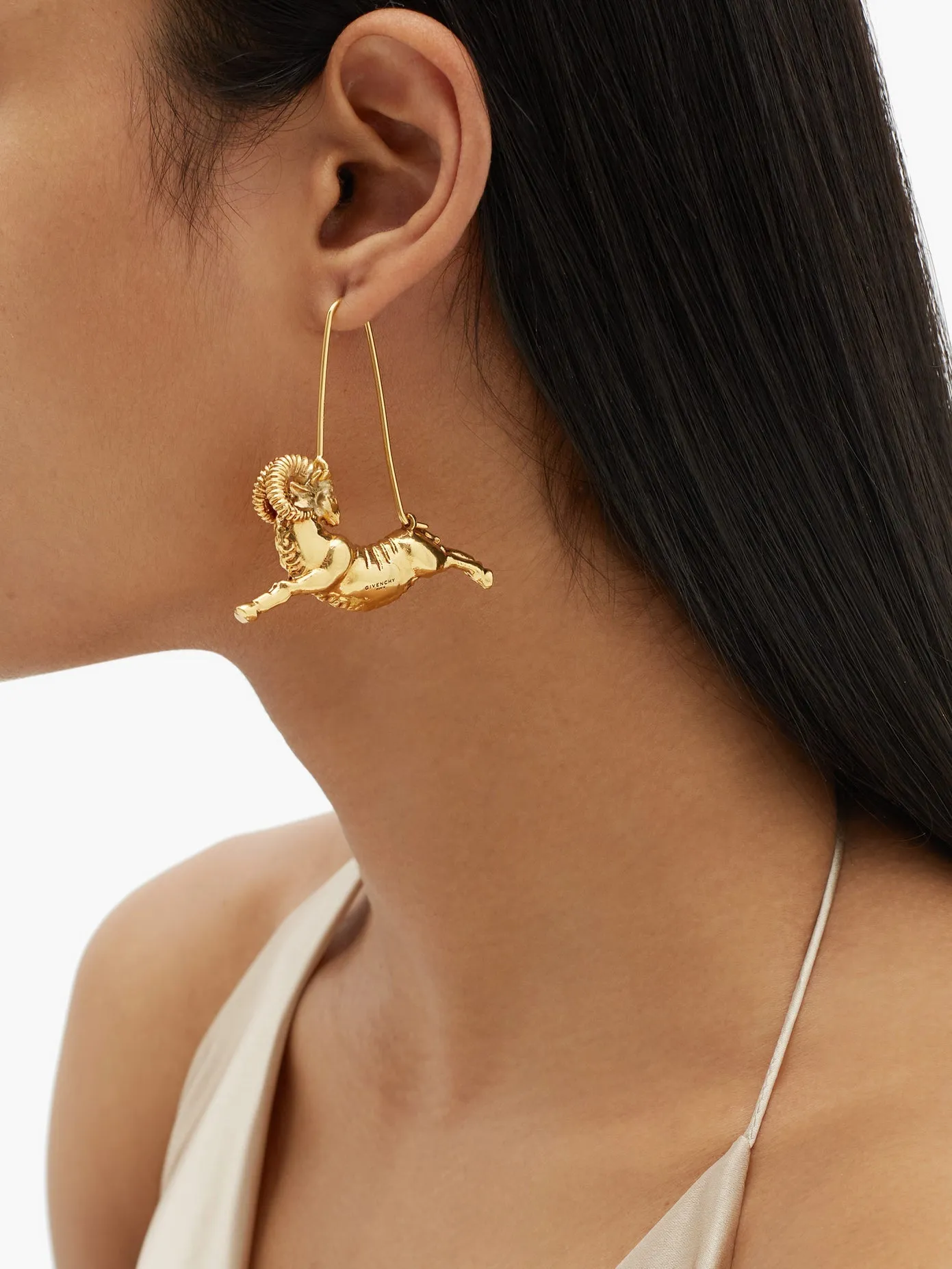 Aries artistic earrings (The ram)