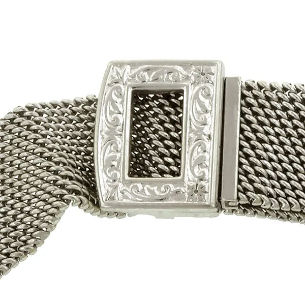Art Deco Diamond Baguette Bracelet