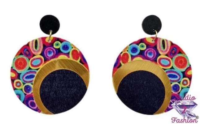 Artistic Colorful Earrings