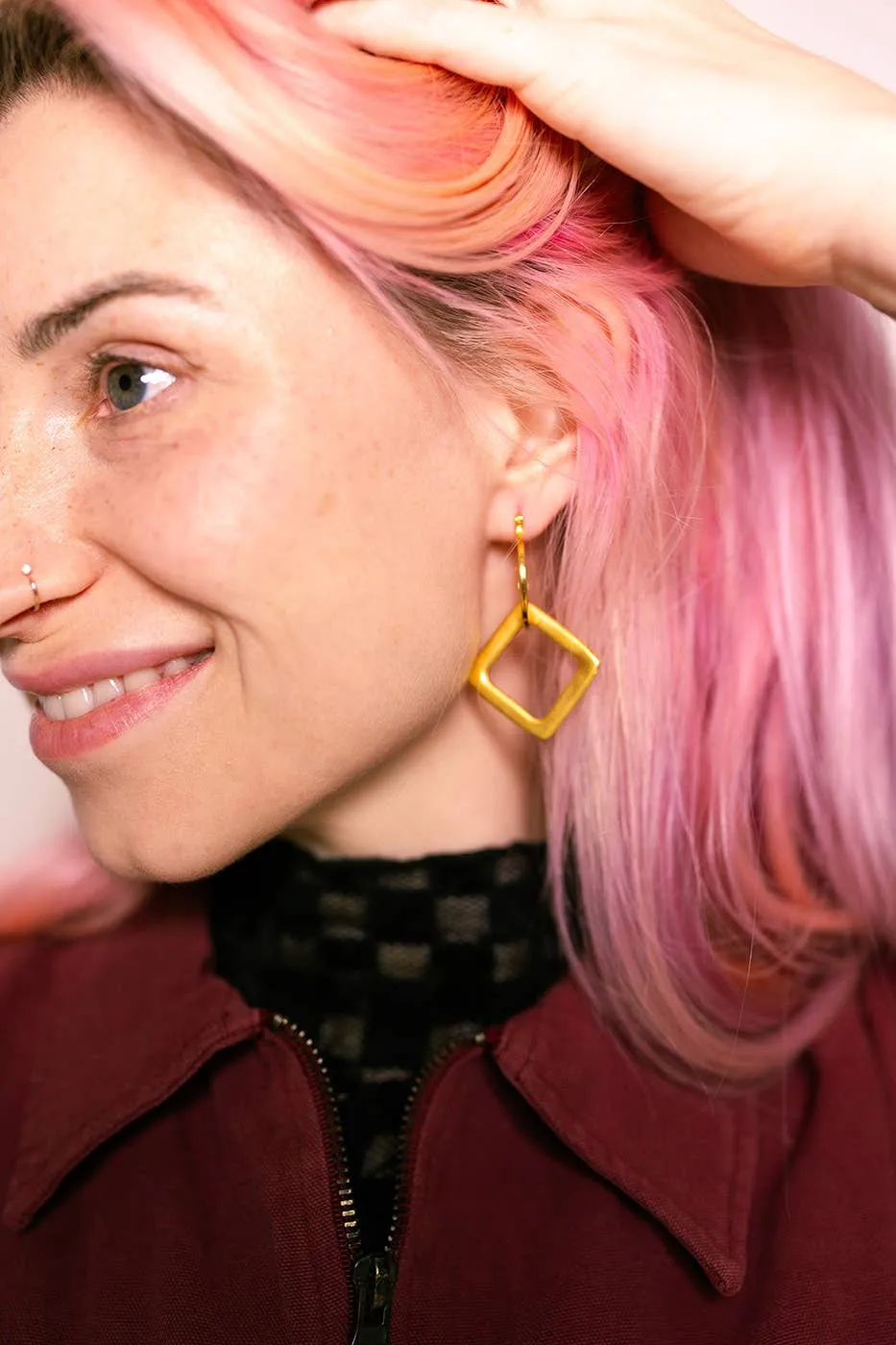 Asymmetrical Shape hoops