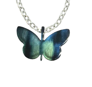 Aurora Butterfly, necklace, 1 inch x .75 inch, Item# N4113X