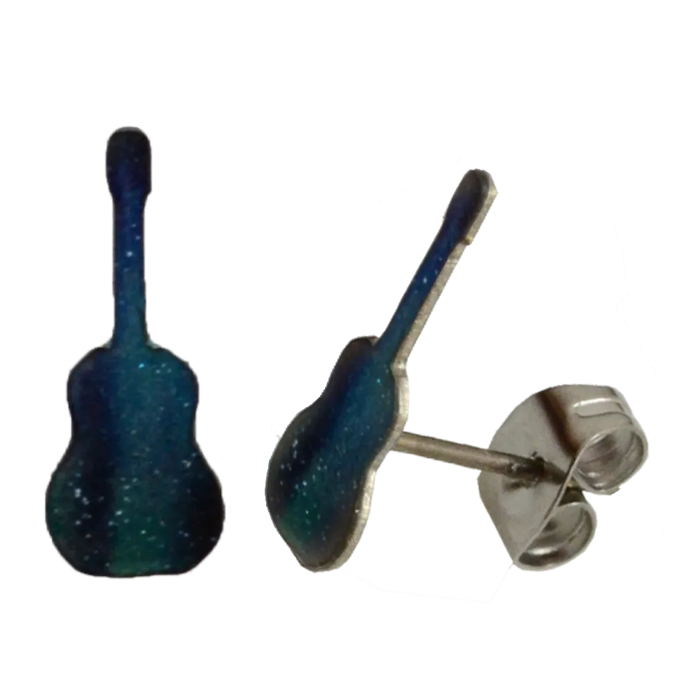 Aurora Guitar Post Earrings, Item# 0101
