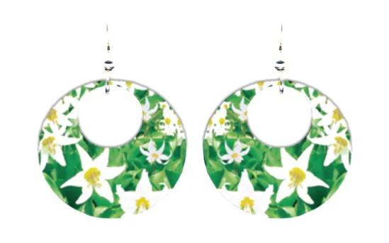 Avalanche Lily earrings #2497 by d'ears