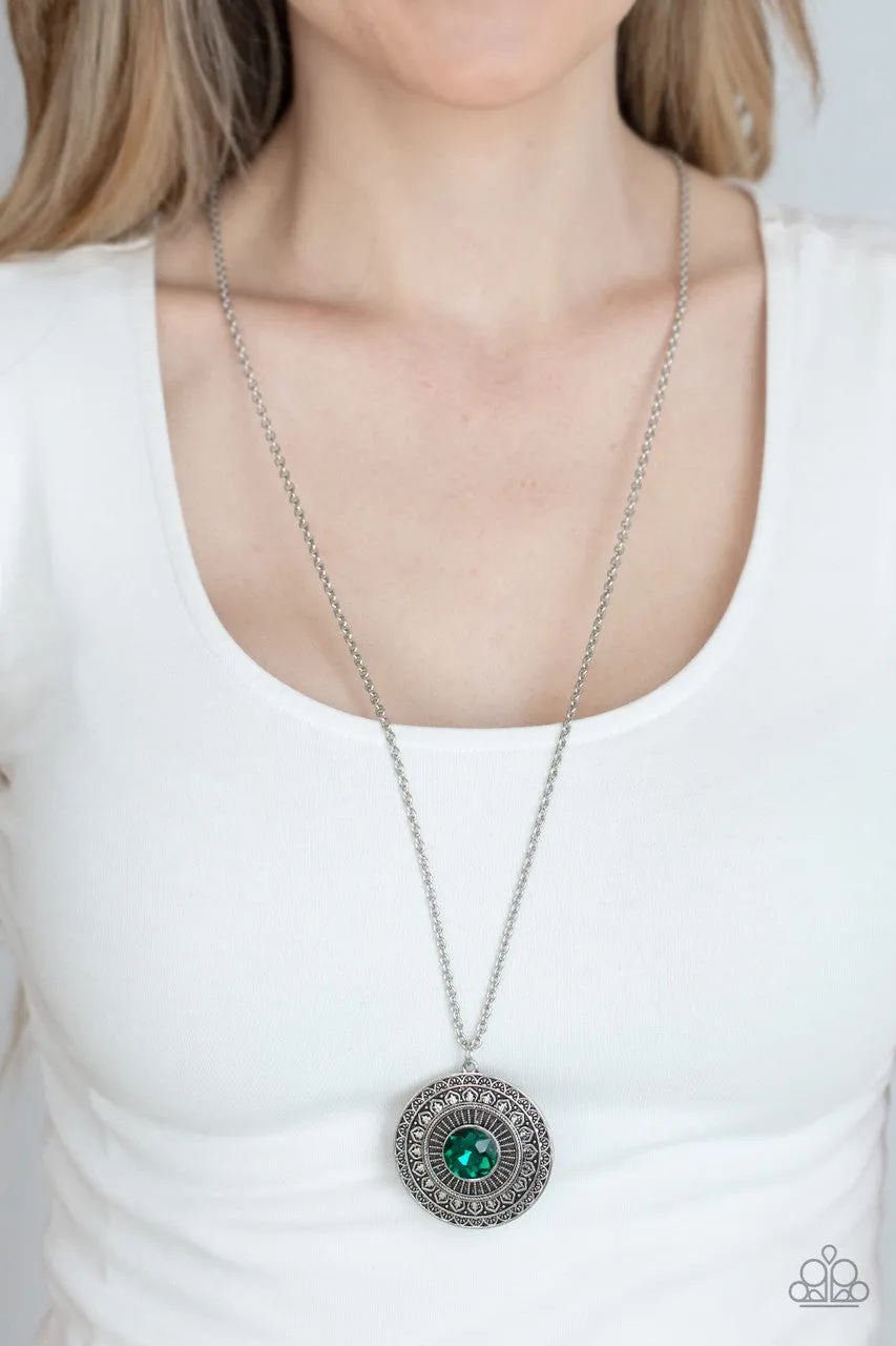 Aztec Apex Green Paparazzi Necklace