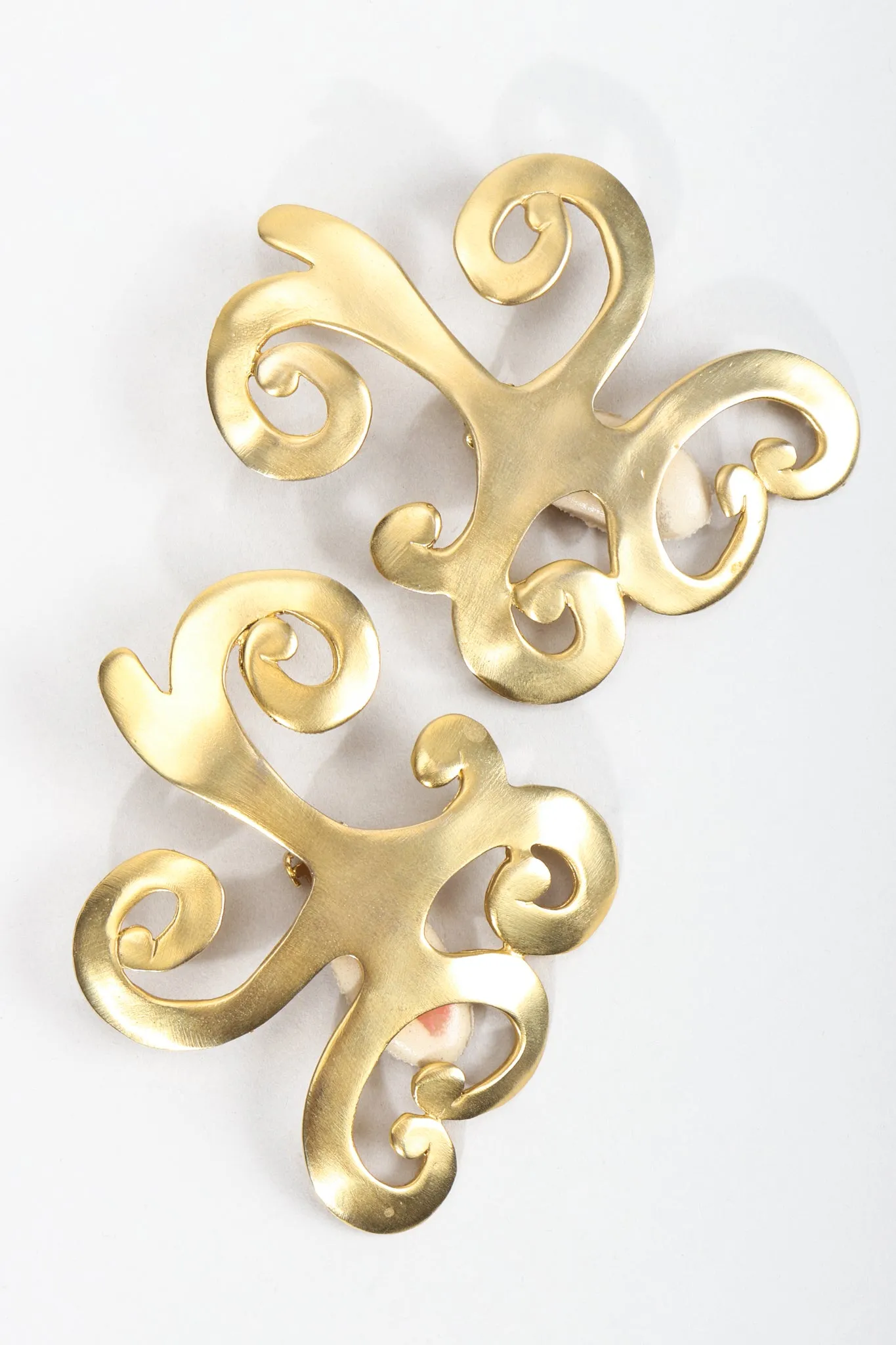 Baroque Matte Swirl Earrings