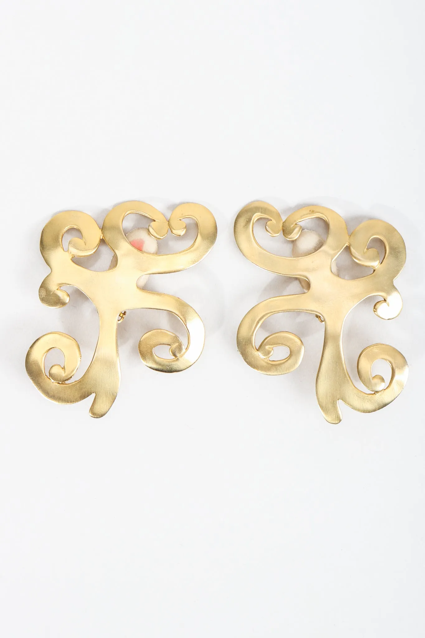 Baroque Matte Swirl Earrings