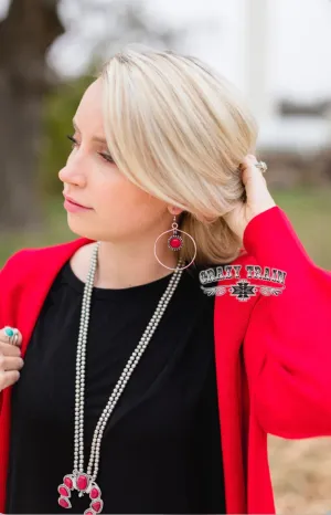 BEAR CREEK EARRINGS {RED}