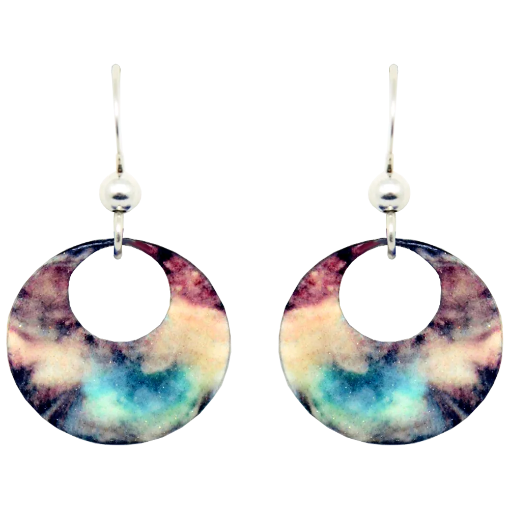 Beginning Open Circle Earrings, Sterling Silver Earwires, Item# 2066