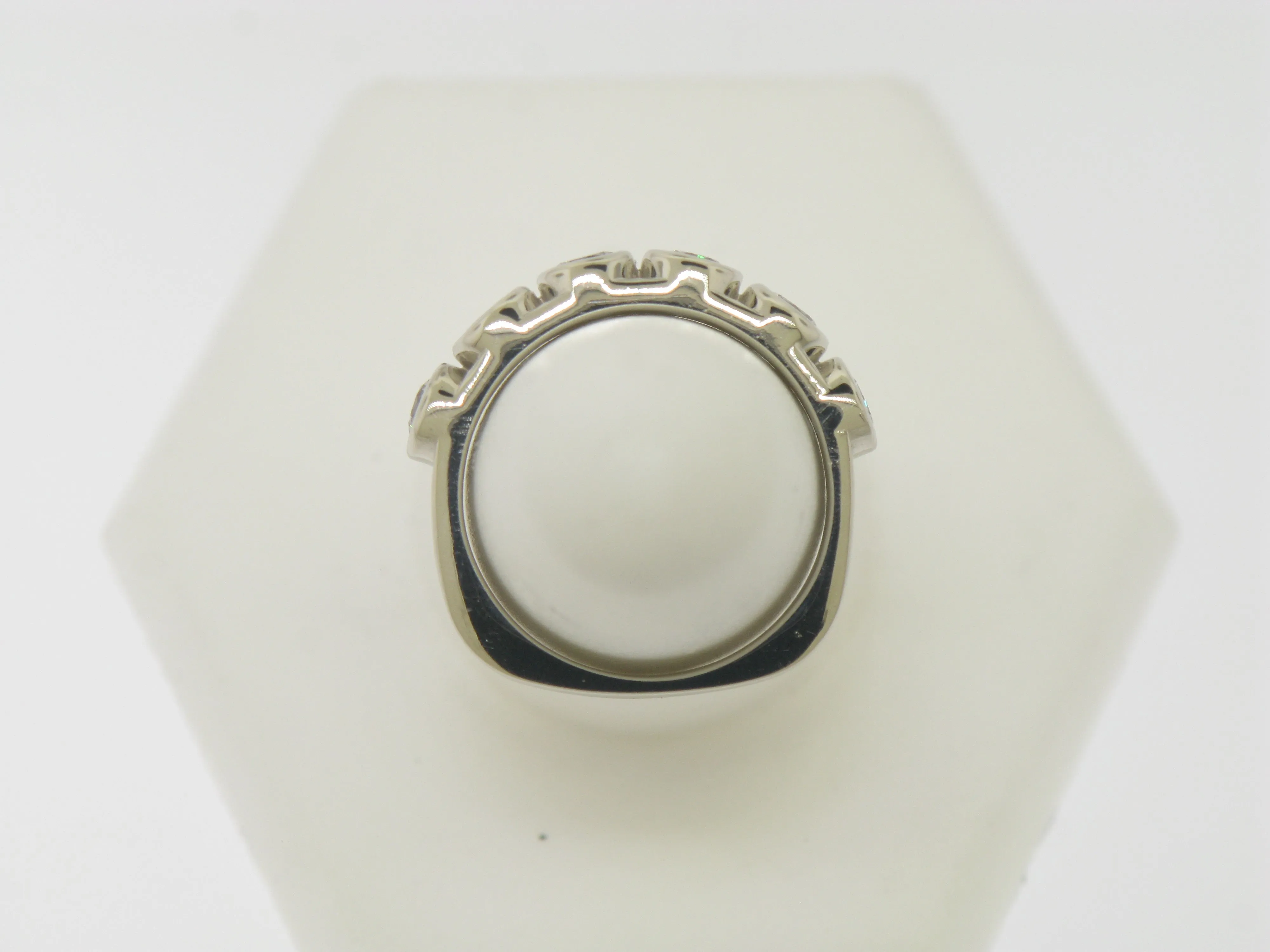 Bezel Set Diamond Band