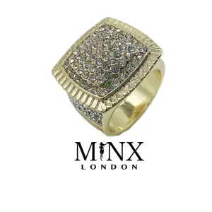 Big Iced Out Rings | Mens Gold Ring | Mens Big Gold Ring