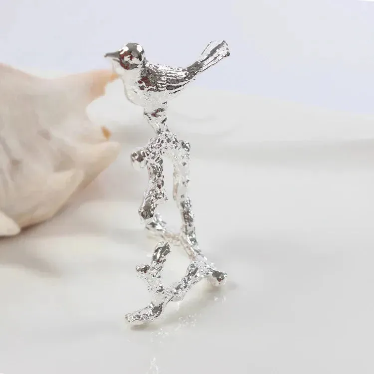 Bird on Branch Napkin Rings - Set of 10