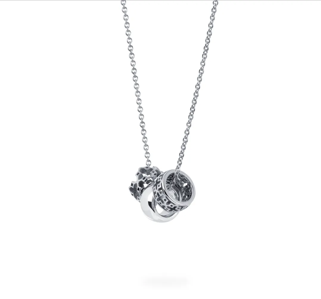 Birks Dare to Dream Three-Ring Silver Pendant