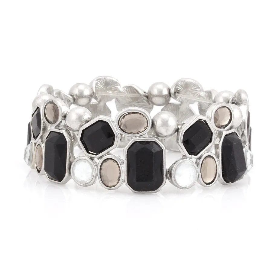 BLACK AND WHITE BRACELETS #FW1202975 (LC8)