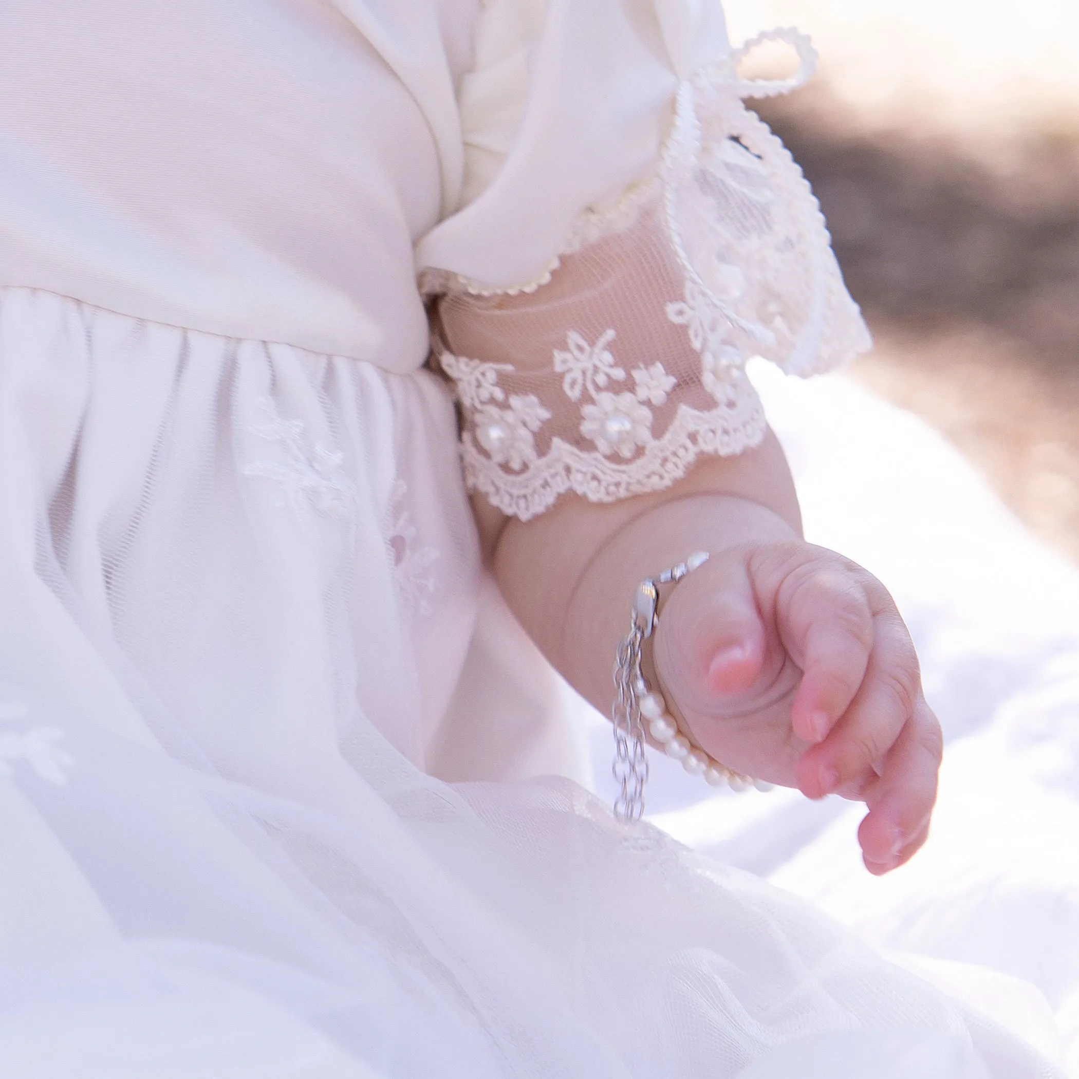 Blessing to Bride Sterling Silver Baby Bracelet
