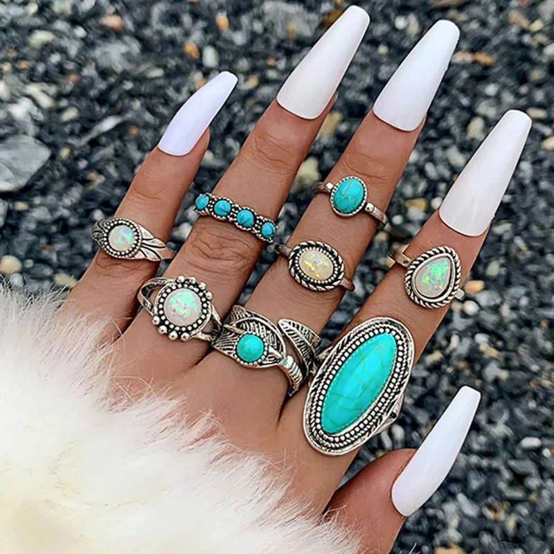 Boho Ring Sets  - multiple colors available
