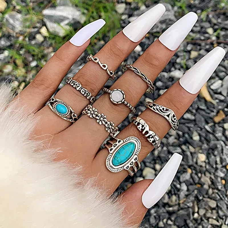 Boho Ring Sets  - multiple colors available