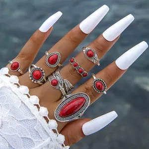 Boho Ring Sets  - multiple colors available